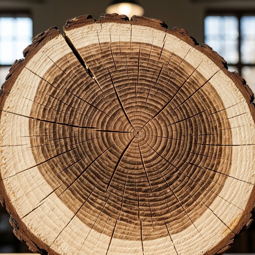 Wood cross-section