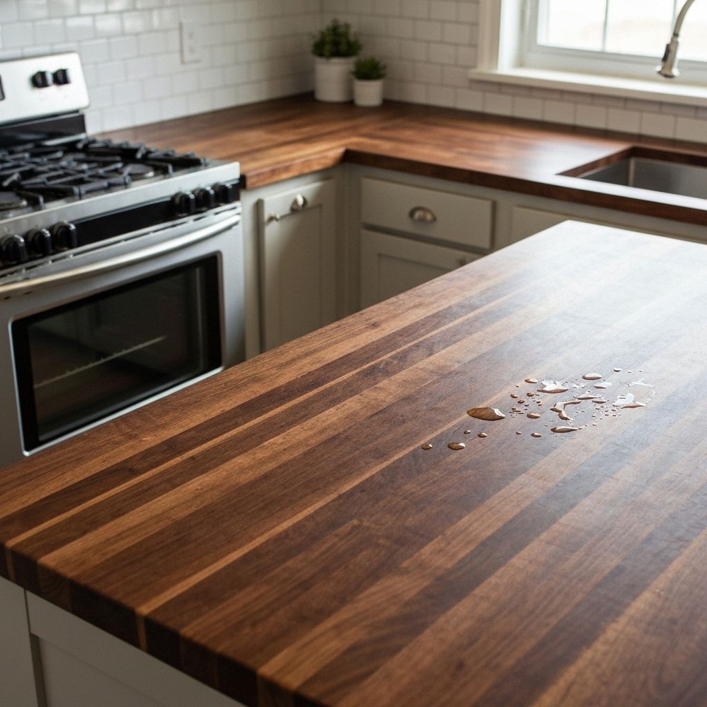 Butcher Block Island Top